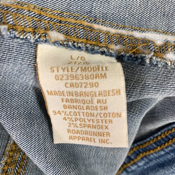 Suko Jeans Women's Stretch Denim jean Trucker Jacket size large - Picture 10 of 11